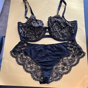 Lane Bryant Cacique bra and panty set